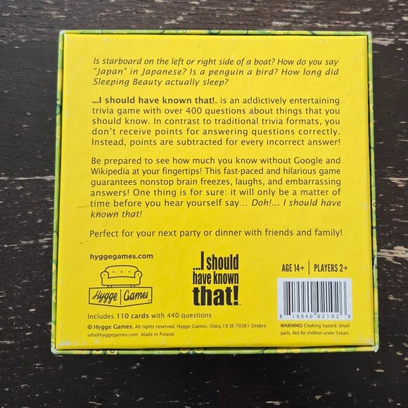 ...I Should Have Known That! Game - Picture 4 of 4